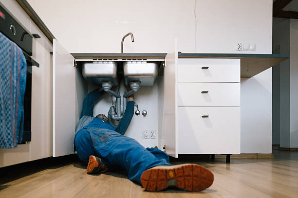 Professional Emergency Plumber technician working in Montrose, MI